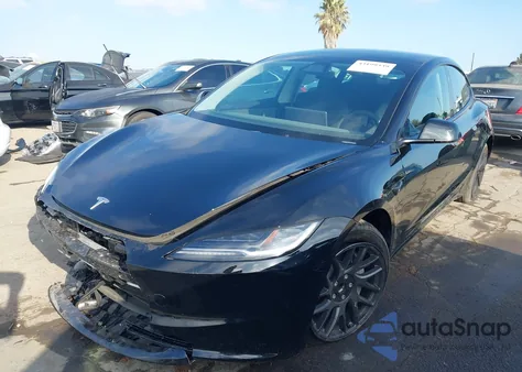 2025 Tesla Model 3 Long Range Rear-Wheel Drive из США, поврежденный, VIN 5YJ3E1EA3SF968930